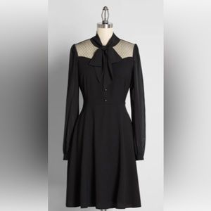 NWT. Black fit and flare dress 2XL